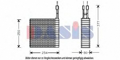 AKS DASIS 820243n -  Испаритель, кондиционер